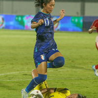 (SP)INDONESIA-TANGERANG-FOOTBALL-AFC WOMEN'S ASIAN CUP QUALIFIERS-GROUP D-CHINESE TAIPEI VS INDONESIA