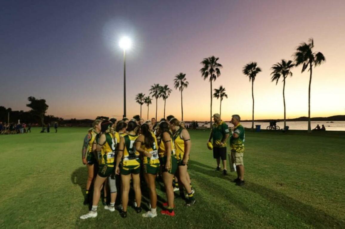 Wickham Wolves, Karratha Kats and South Hedland Swans womens teams winners in NPFL round one