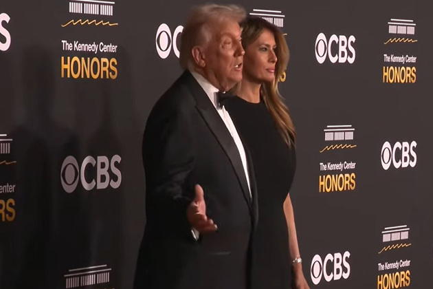 "I've ended eight wars largely because of trade and tariffs," says Trump at Kennedy Center Honors