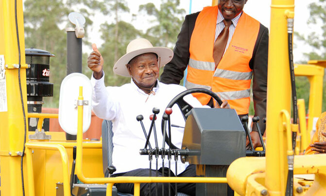 Museveni wants UNRA to develop construction unit Museveni wants UNRA to develop construction unit