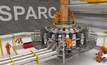 A render of the MIT's Tokamak 'SPARC' model