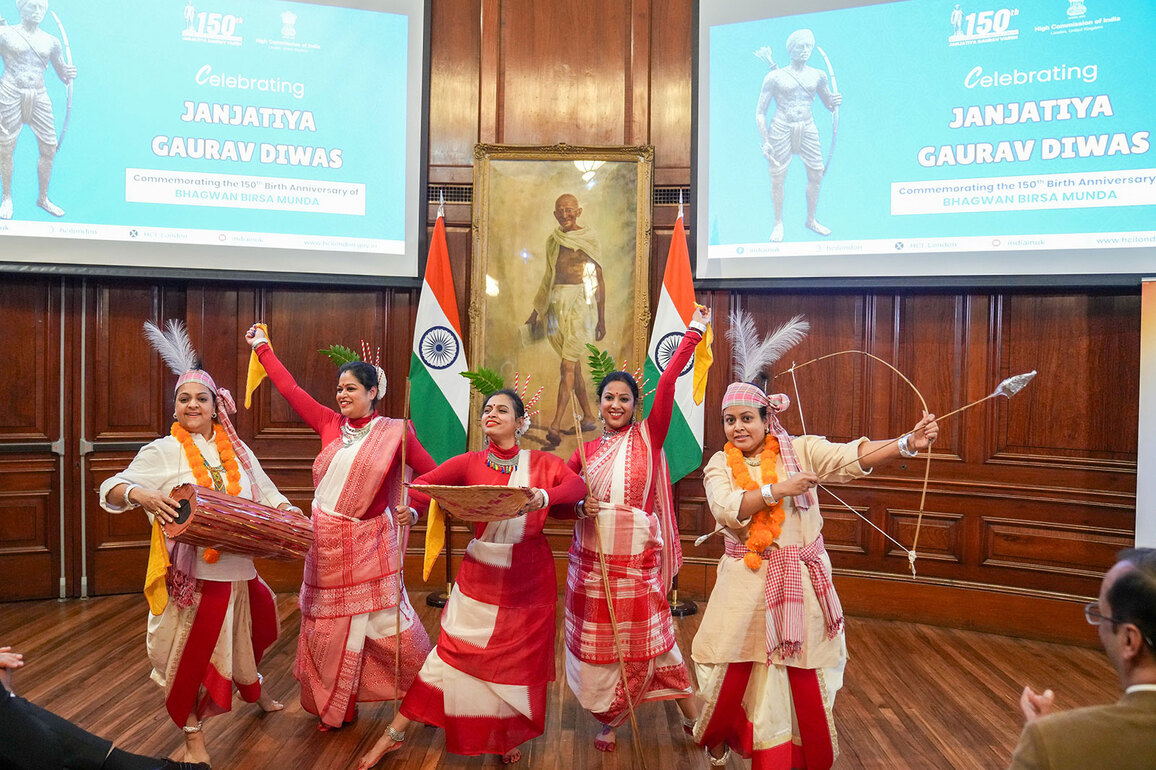 UK: Indian High Commission commemorates 150th birth anniversary of Birsa Munda