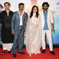 Dhanush, Nagarjuna, Rashmika attend 'Kuberaa's third single 'Pippi Pippi' audio launch in Mumbai