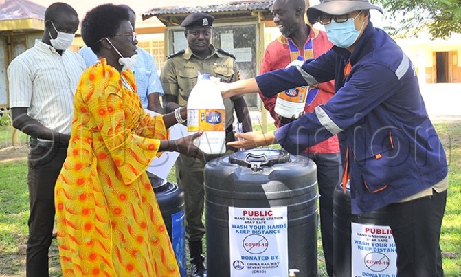 Coronavirus: China Railway Seventh Group aids Arua task force Coronavirus: China Railway Seventh Group aids Arua task force