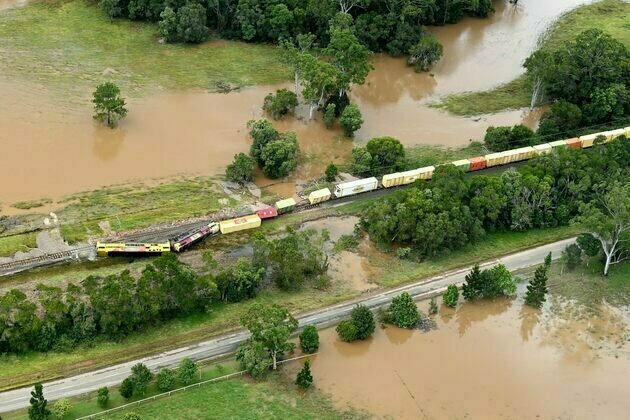 Buckling rails and lines underwater: how Australia's ageing train networks are crumbling as the climate changes