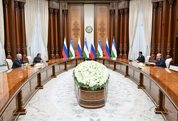 UZBEKISTAN-TASHKENT-PRESIDENT-RUSSIAN STATE DUMA-CHAIRMAN-MEETING