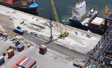  HJ Foundation piling at Port Everglades in Fort Lauderdale 