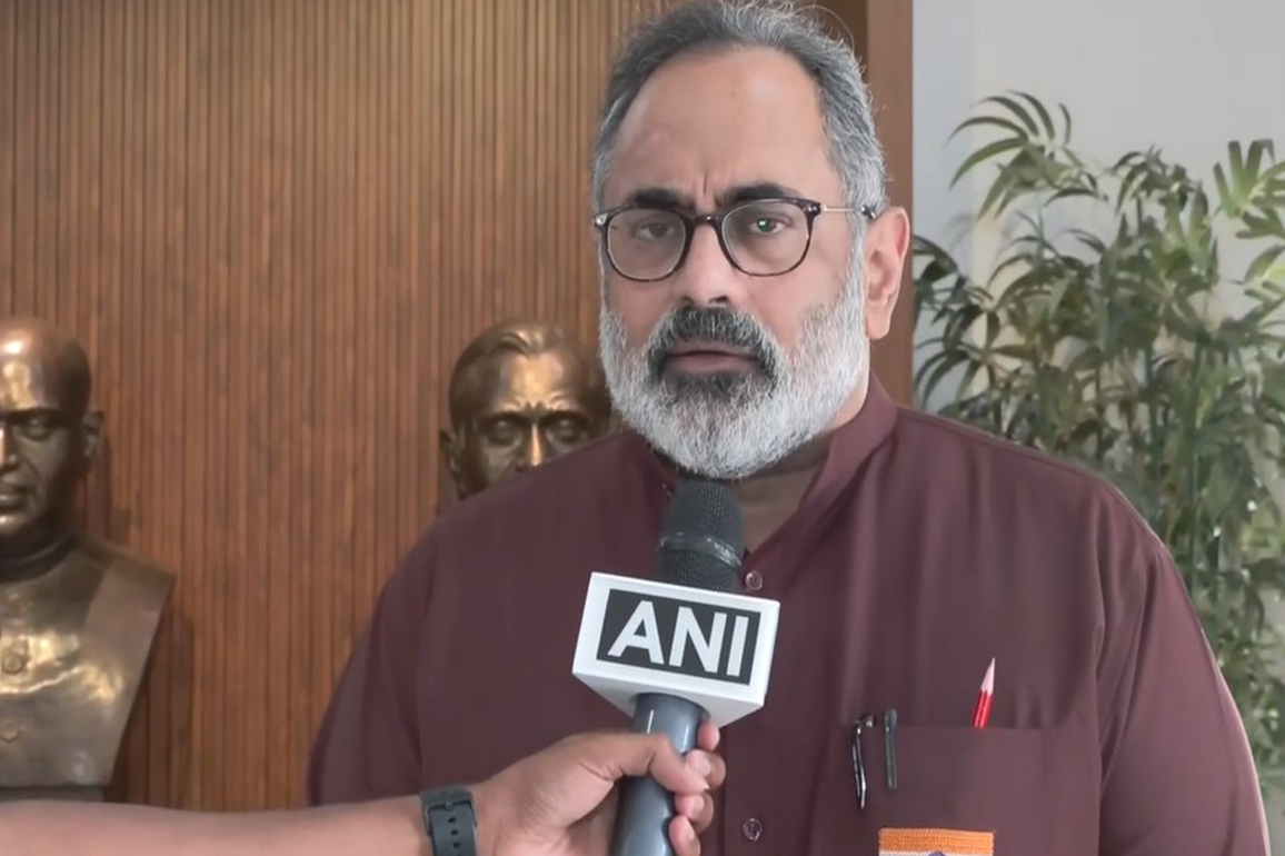 BJP Kerala President Rajeev Chandrasekhar slams Congress' "false narrative" on Manipur, congratulates Nitish Kumar on taking oath as Bihar CM