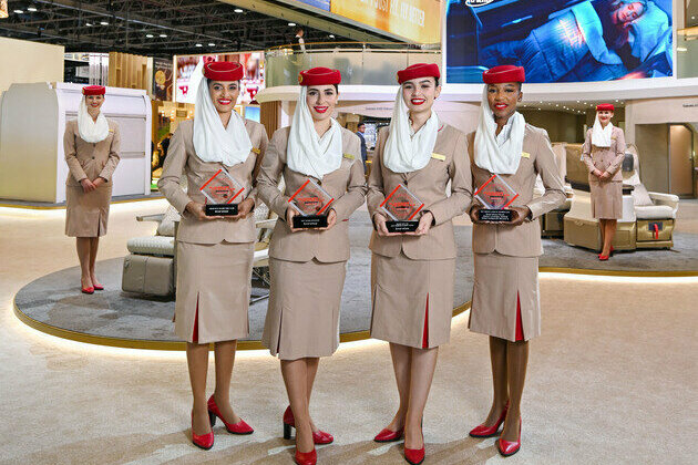 Emirates tops four categories at 2025 Business Traveller Middle East Awards