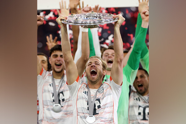 "What a feeling...": Bayern Munich's Harry Kane celebrates first major club title win