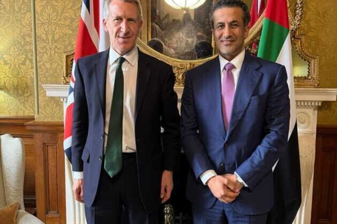 Saeed Al Hajeri meets MP, UK Minister of State for Security to discuss strengthening partnership to tackle illicit financial flows