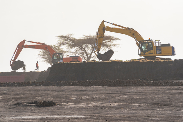 ETHIOPIA-OROMIA-BISHOFTU INT'L AIRPORT-CONSTRUCTION