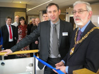 Mayor officially opens new Lewes showroom