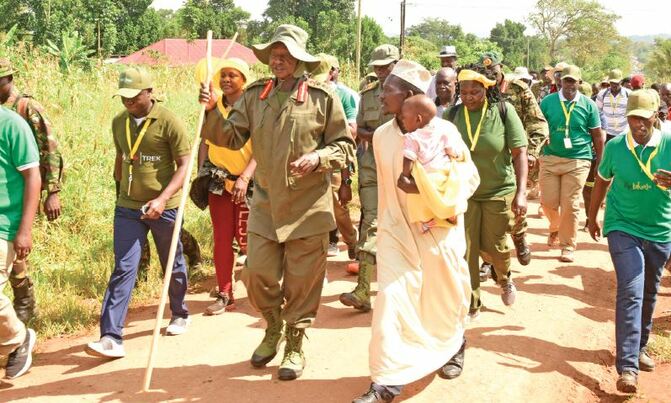 Why Galamba - Birembo trek is special - Museveni Why Galamba - Birembo trek is special - Museveni
