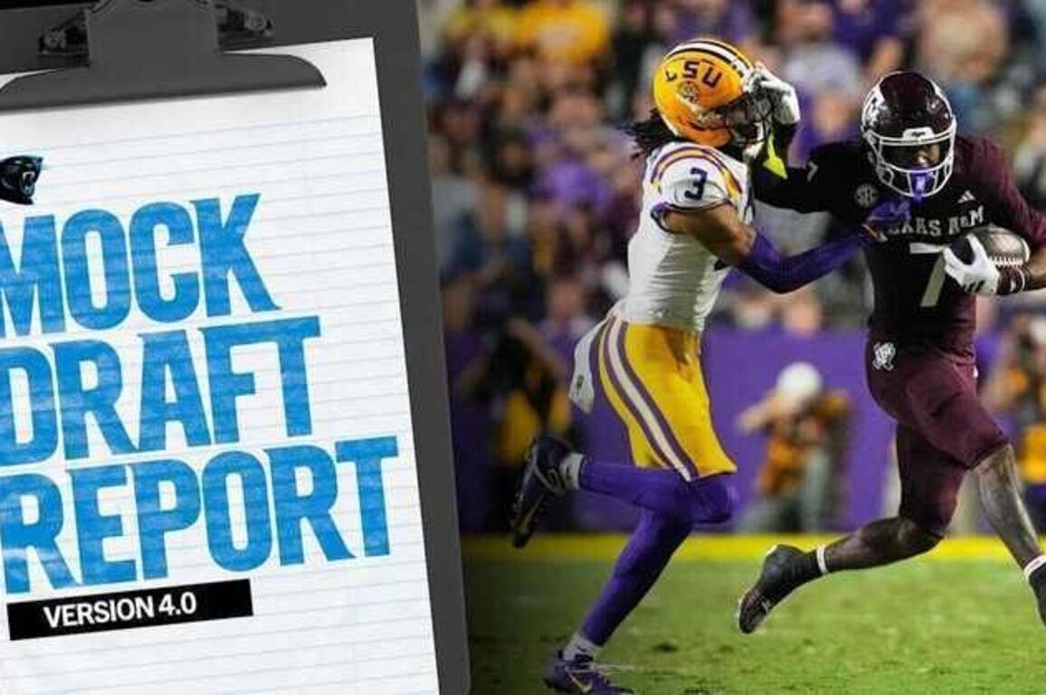 Carolina Panthers 2026 Mock Draft Report, version 4.0
