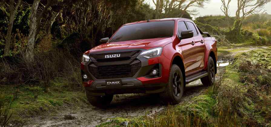 ISUZU's 2024 D-MAX utes have several upgrades including in-cab entertainment and some suspension tweaks. Image courtesy ISUZU. 