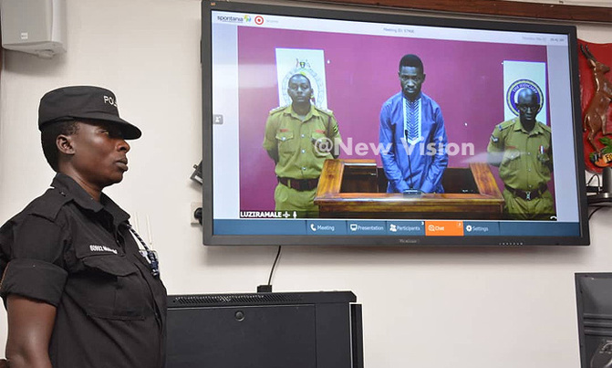 Bobi Wine back in court via video conferencing Bobi Wine back in court via video conferencing