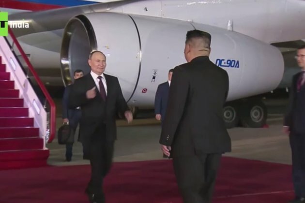 Putin arrive in North Korea
