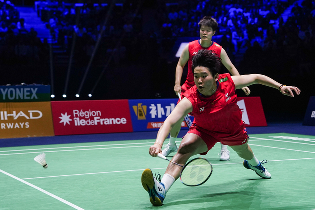 (SP)FRANCE-PARIS-BADMINTON-WORLD CHAMPIONSHIPS-WOMEN'S DOUBLES-QUARTER FINALS