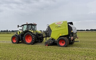 Claas adds film binding option to Rollant 630 RC round balers