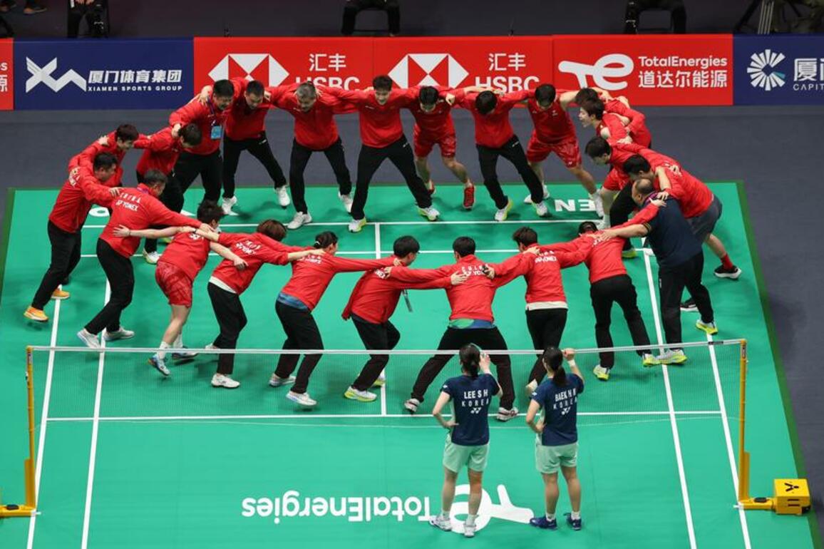 China beats S. Korea to clinch 14th Sudirman Cup title