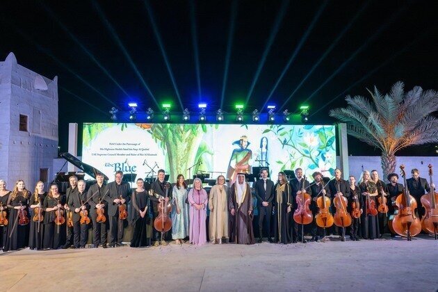 Saud bin Saqr attends world premiere of Finnish musical 'The Blue Bird'