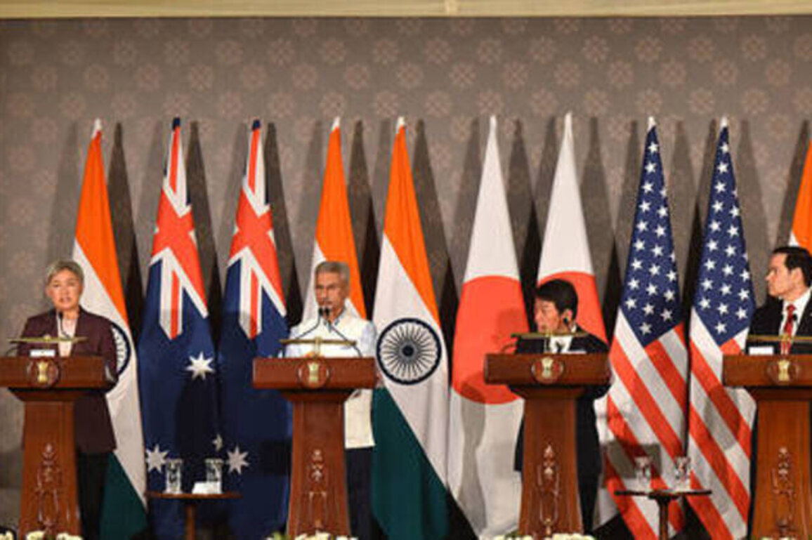 China warns against 'bloc confrontation' as Quad group meets in India
