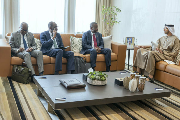 Shakhboot bin Nahyan Al Nahyan meets ministers from Republic of Mozambique