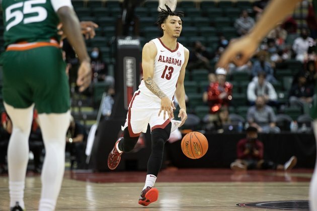 JD Davison, Keon Ellis lead No. 10 Alabama in rout of Miami