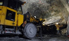 Underground drilling at MMG’s Rosebery mine in Tasmania