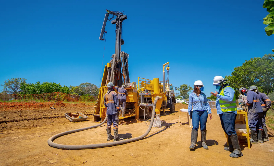 Exploração no projeto de terras raras Carina, em GO