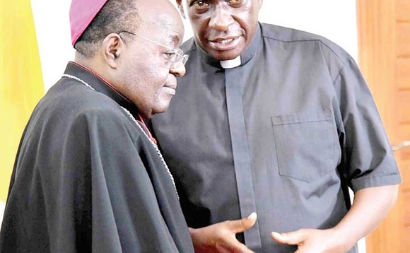 Dr. Lwanga ne Fr. Nkeera. Dr. Lwanga ne Fr. Nkeera.