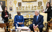 US President Donald Trump meets with DRC President Felix Tshisekedi on December 4, 2025. 