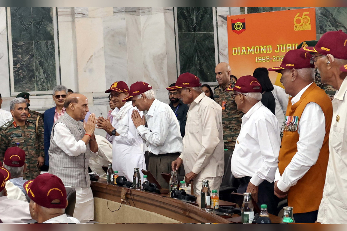 "60 years of victory" in 1965 India-Pakistan War: Defence Minister Rajnath Singh pays tribute to veterans