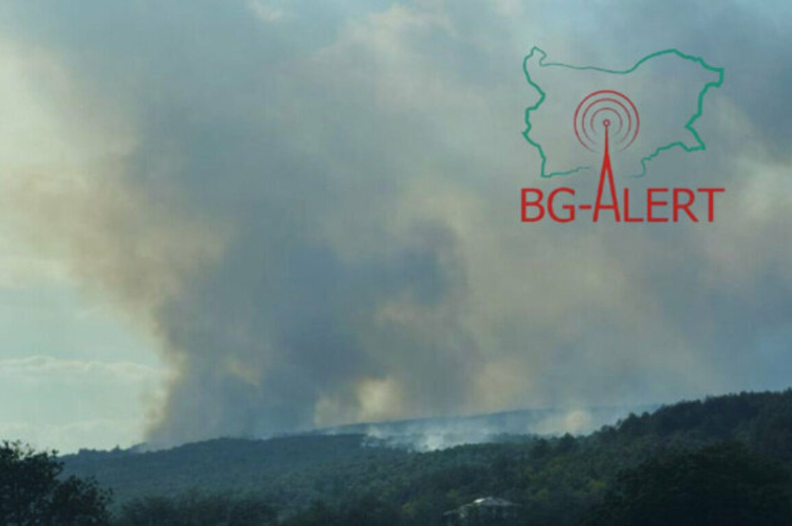 BG-ALERT Activated as Wildfire Threatens Homes in Burgas Region