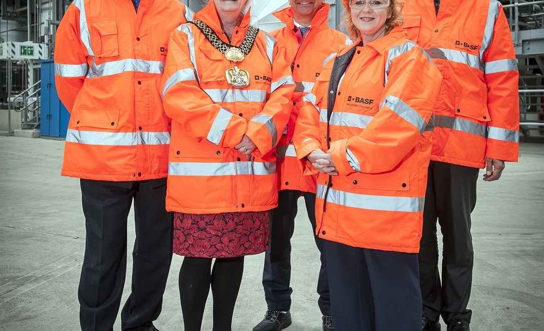 Peter Wormald, Councillor Joanne Dodds, Christian Fischer, Judith Cummins MP and Richard Carter at the official opening