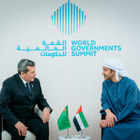Abdullah bin Zayed meets Turkmenistan Deputy PM, Foreign Minister