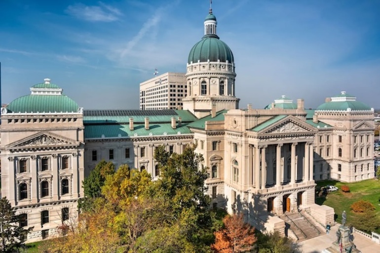 Candidates for Indiana's secretary of state clash over donations