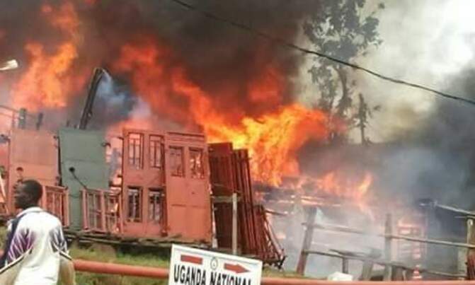 Fire guts factory, property worth millions of shillings lost Fire guts factory, property worth millions of shillings lost