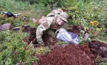 Sampling at Kuniko's Skuterud project