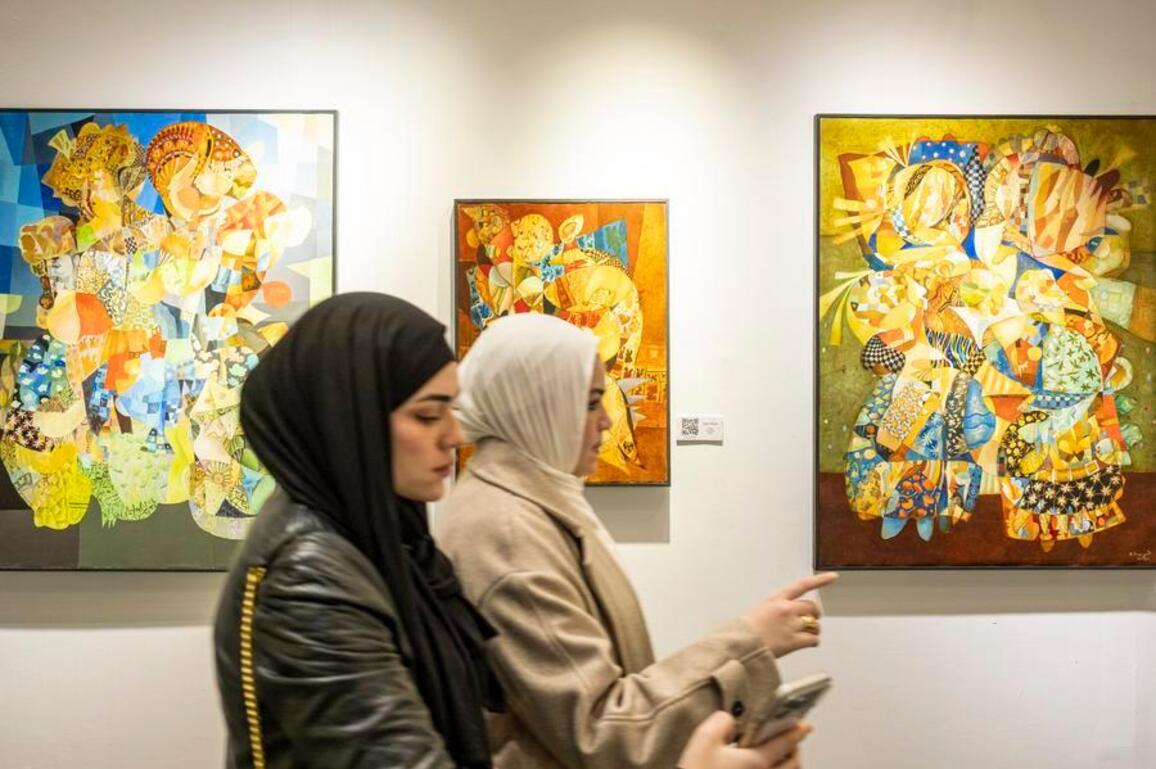 Mideast in Pictures: 7th edition of Art Cairo held at Grand Egyptian Museum