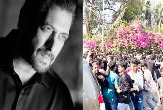 Cops lathicharge crowd gathered outside Salman Khan's residence on Eid