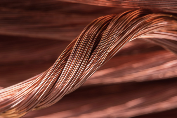Copper wire. 