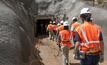 Students enter the University of Arizona San Xavier Mining Laboratory. Photo: UA Lowell Institute for Mineral Resources