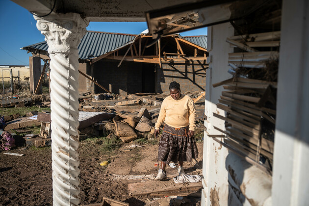 SOUTH AFRICA-MTHATHA-FLOODS-AFTERMATH