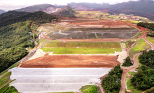 Barragem Campo Grande da mina Alegria, em Mariana