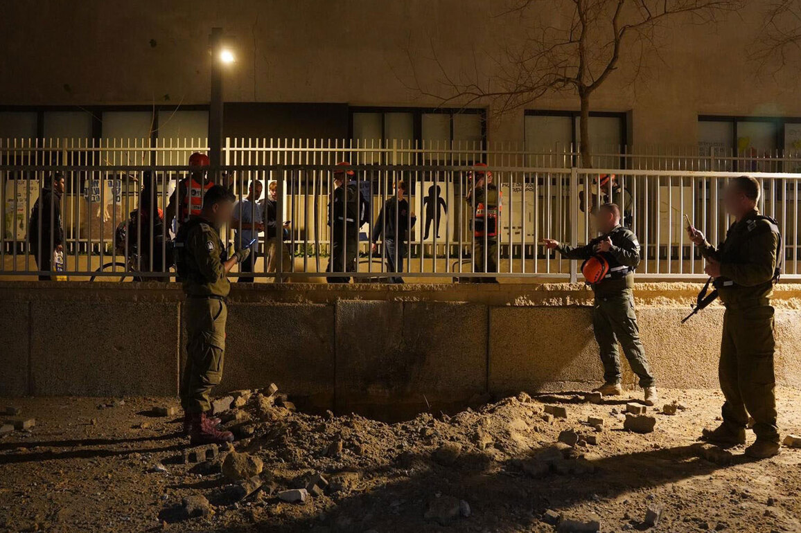 Iranian ballistic missile attack kills man, woman in central Israel