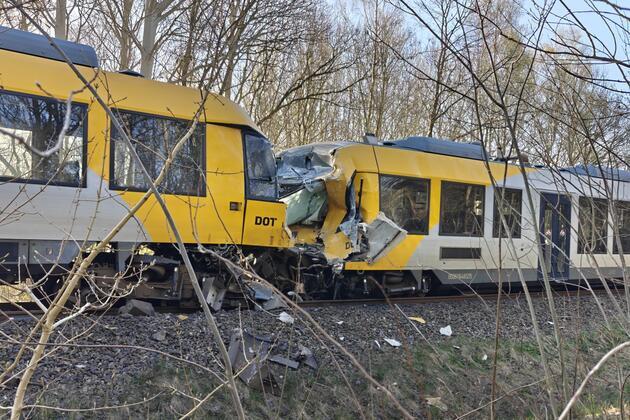 18 injured, 5 in critical condition after train collision in Denmark