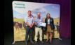 David Packer, MSA program manager, David Gillet, Jalna Feedlot, and Laura Garland, MSA Producer Engagement Officer at the Victorian MSA Awards. Picture by MLA.