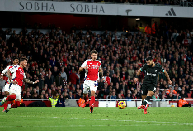 Arsenal, Liverpool thriller ends in 2-2 draw